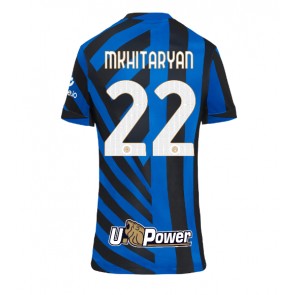 Inter Milan Henrikh Mkhitaryan #22 Dámské Domácí Dres 2024-25 Krátký Rukáv